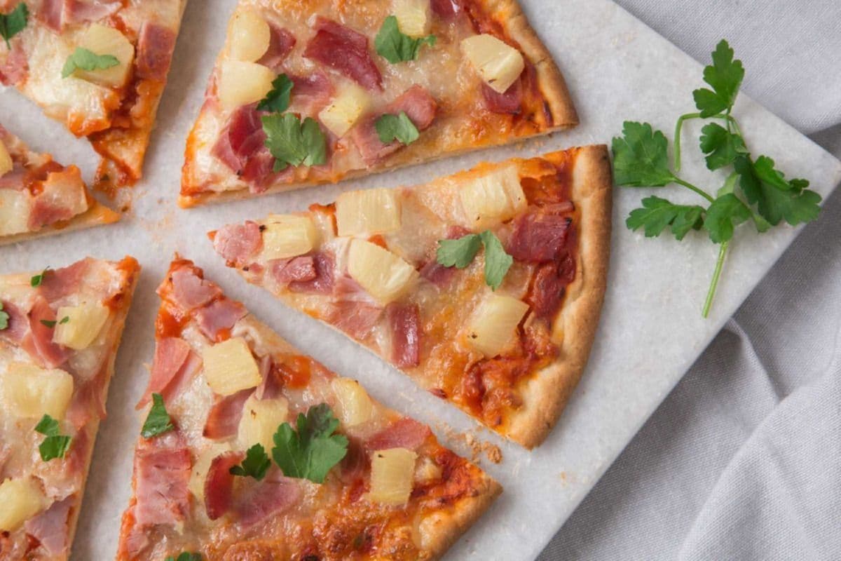 Medium Hawaiian Recipe Pizza
