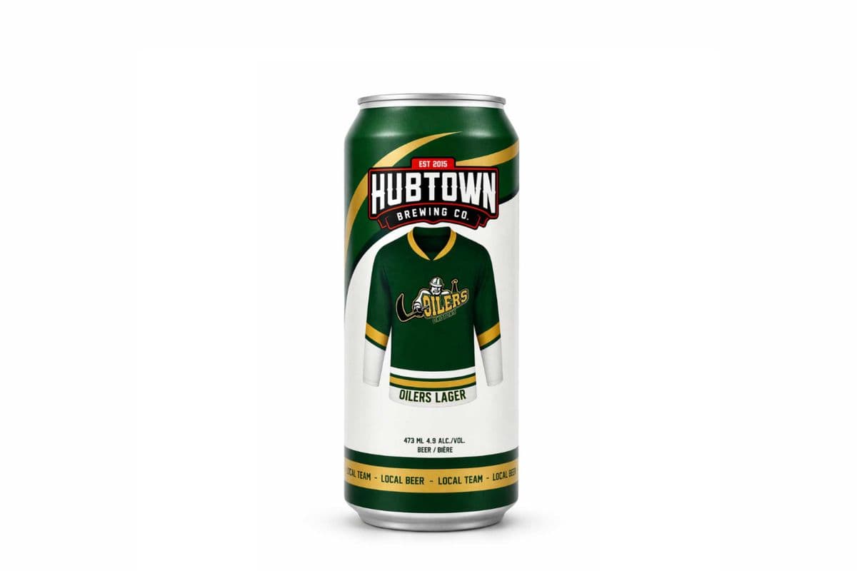Oilers Lager - 4 Pack (4 x 473 ml)
