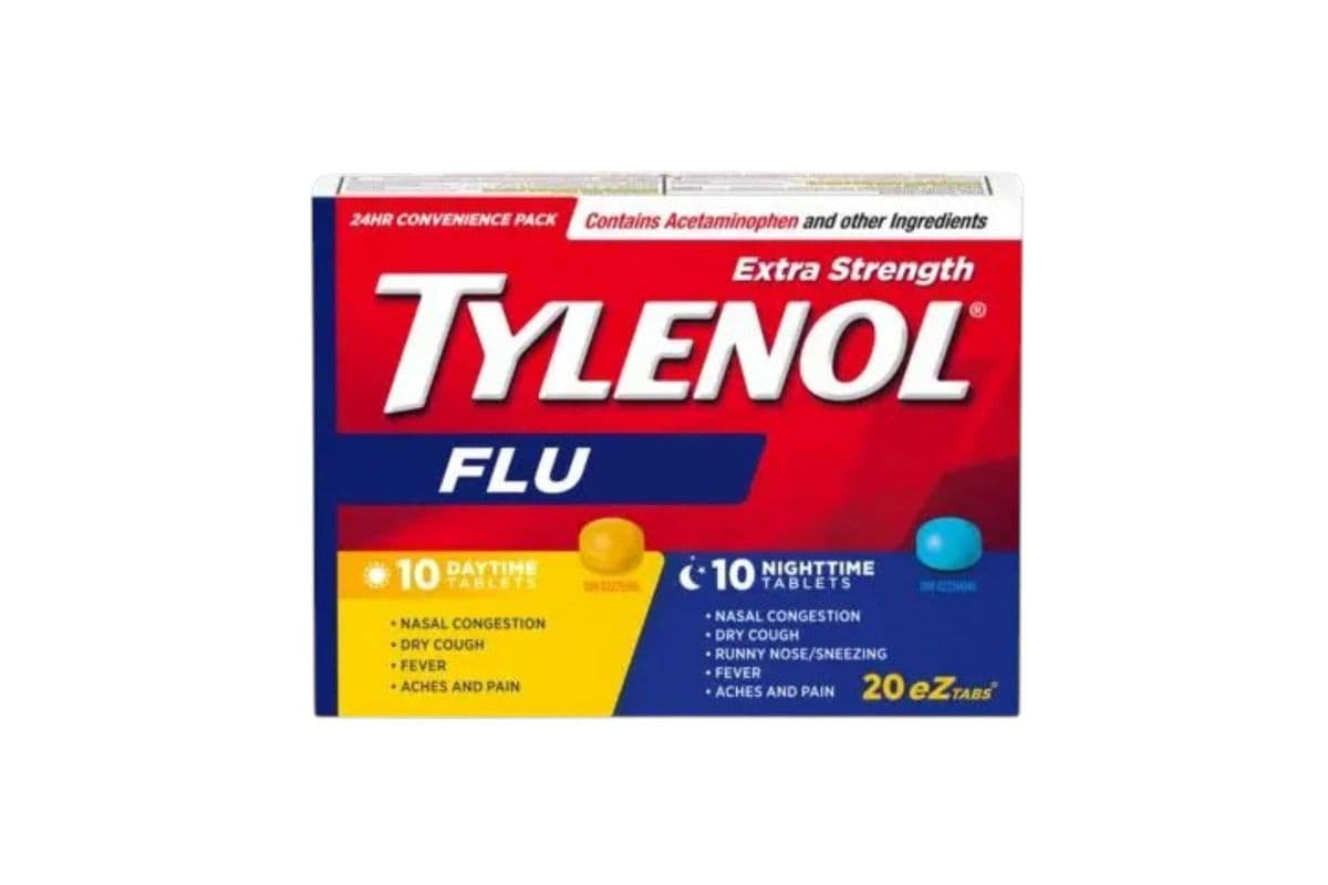 Tylenol Flu (10 day & 10 Night Tablets) (20 Tabs.)