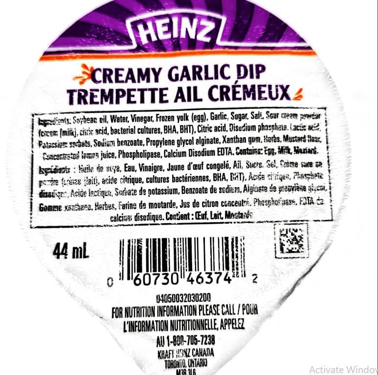 Creamy Garlic