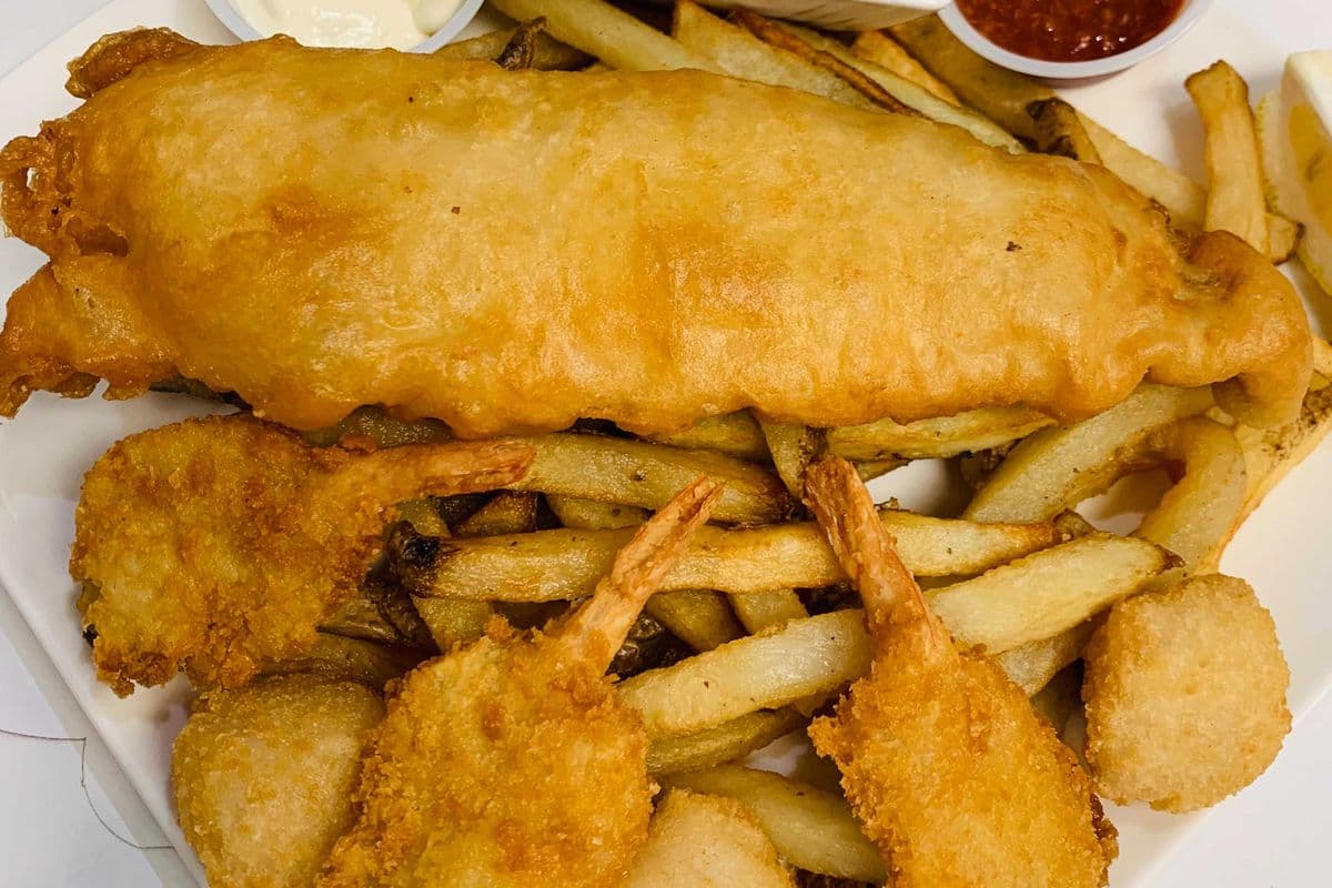 WILD COD SEA-FOOD PLATTER
