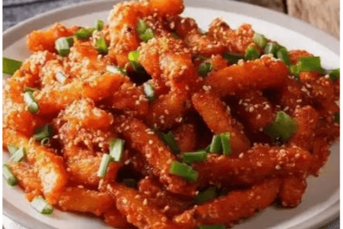 Honey Chili Potatoes