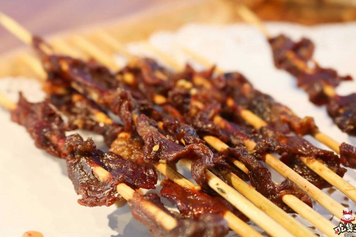 Dry Beef Skewers(5pc)特色干巴牛肉串 5串