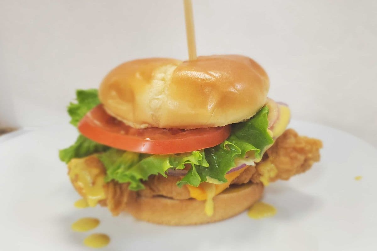 John's Chicken sandwich(home made Darkmeat patty)