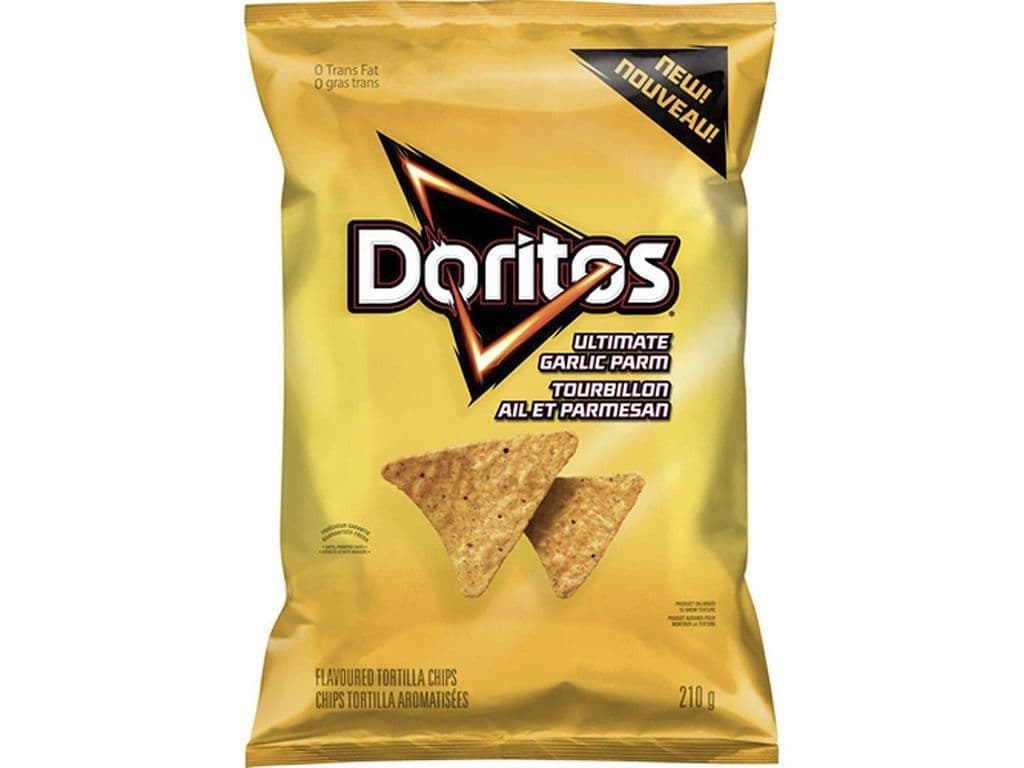 Doritos Ultimate Garlic Parm Cheesy and Pungent Corn Chips 210g