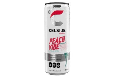 Pepsi Celsius Vibe de pêche / Peach Vibe (355 ml)