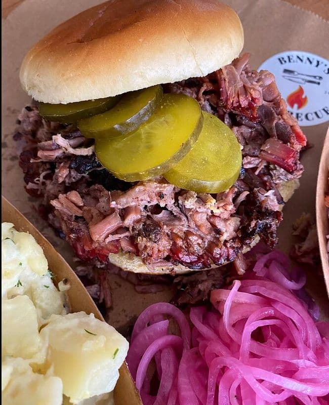 Chopped Brisket Sandwich