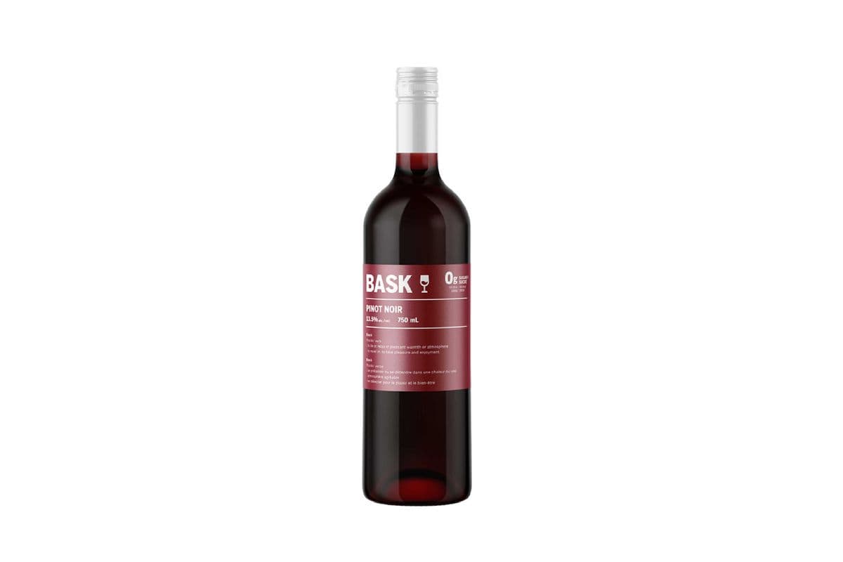 Bask Zero Sugar Pinot Noir (1 x 750 ml)