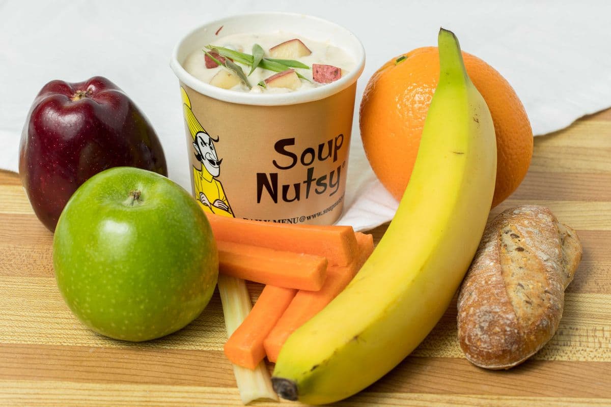 New England Clam Chowder Soup Meal