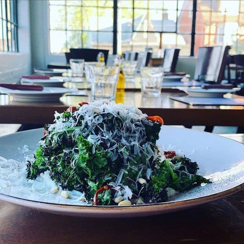Grilled Kale Salad