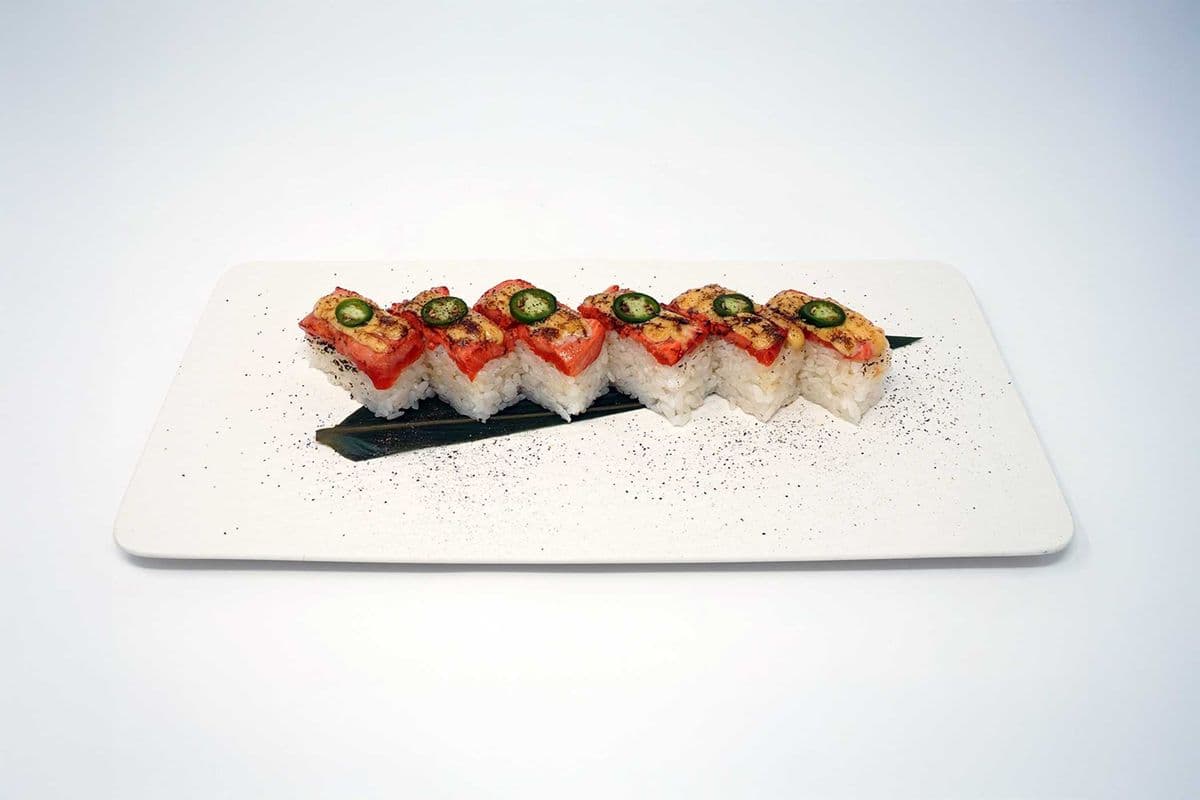 Wild Salmon Oshi (8 pcs)