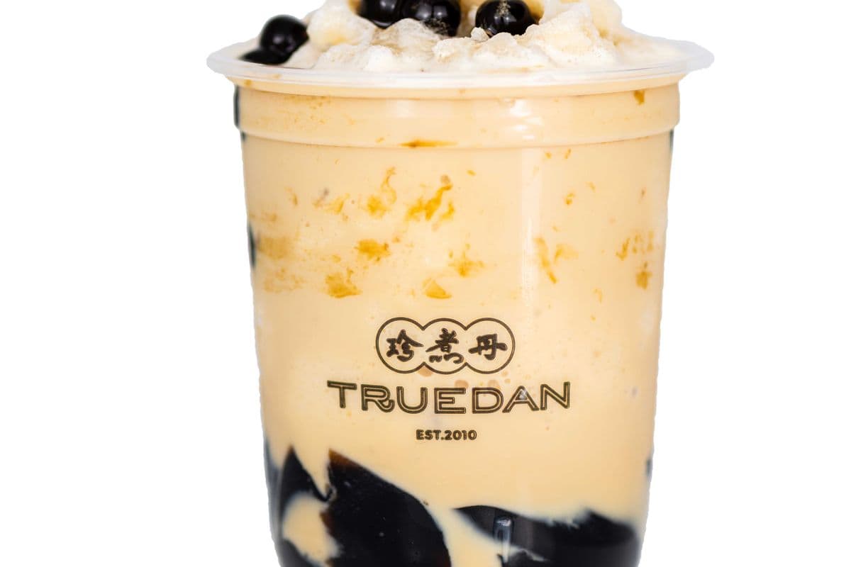 Brown Sugar Milk Smoothie with Pearls and Grass Jelly (M)