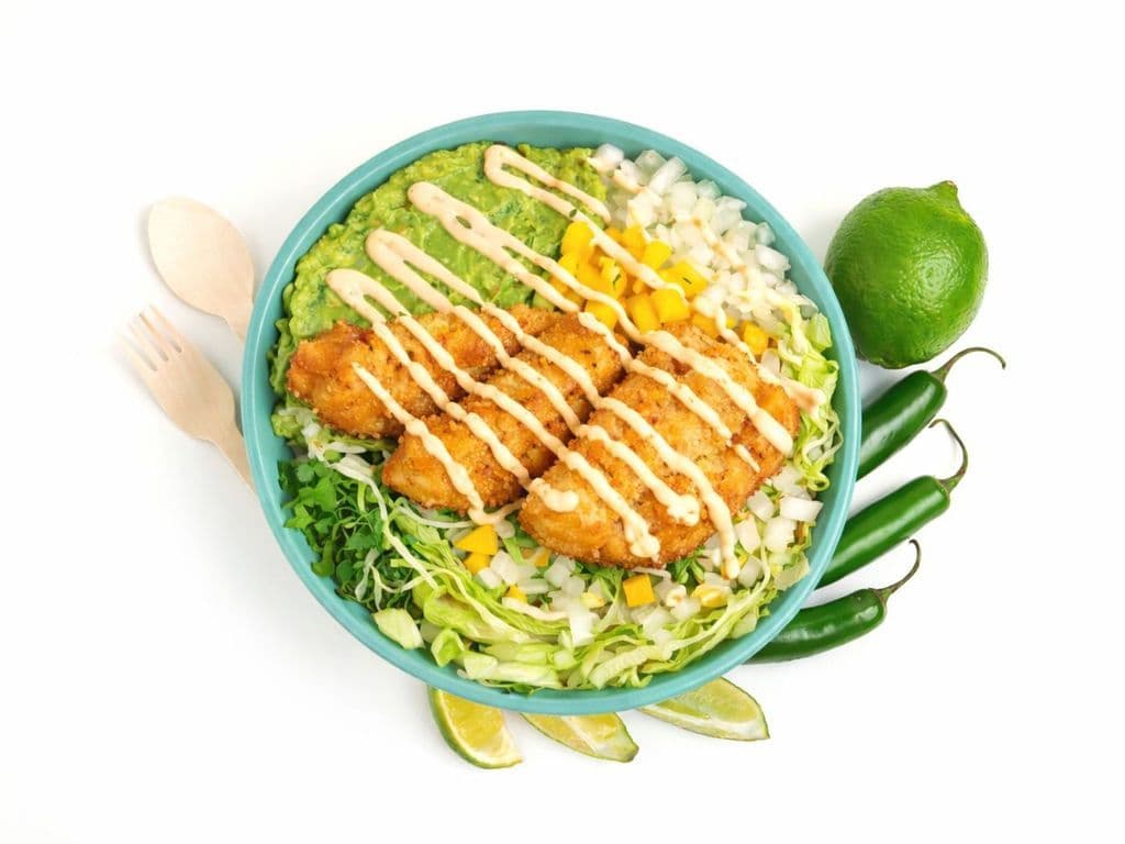 Baja Bowl (Battered Fish)