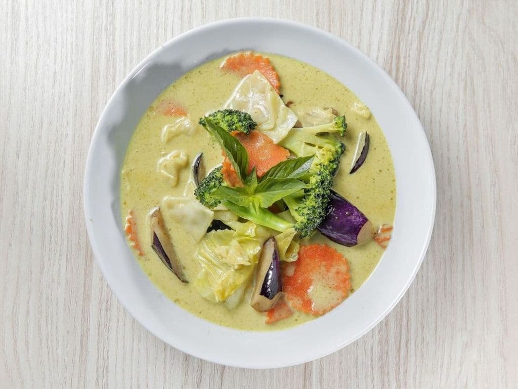 14. Green Curry with Eggplant
