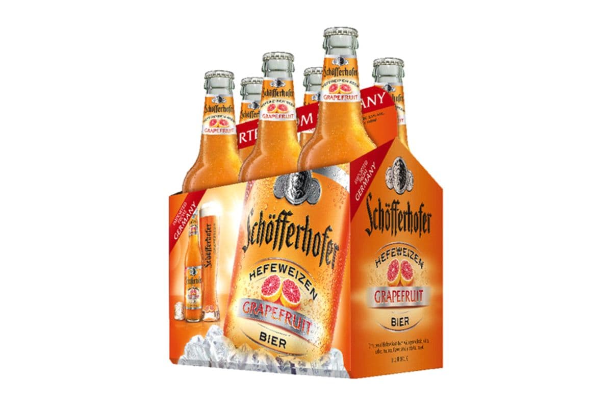 Schofferhofer Grapefruit (6 Bottles) (1 x 330ML)