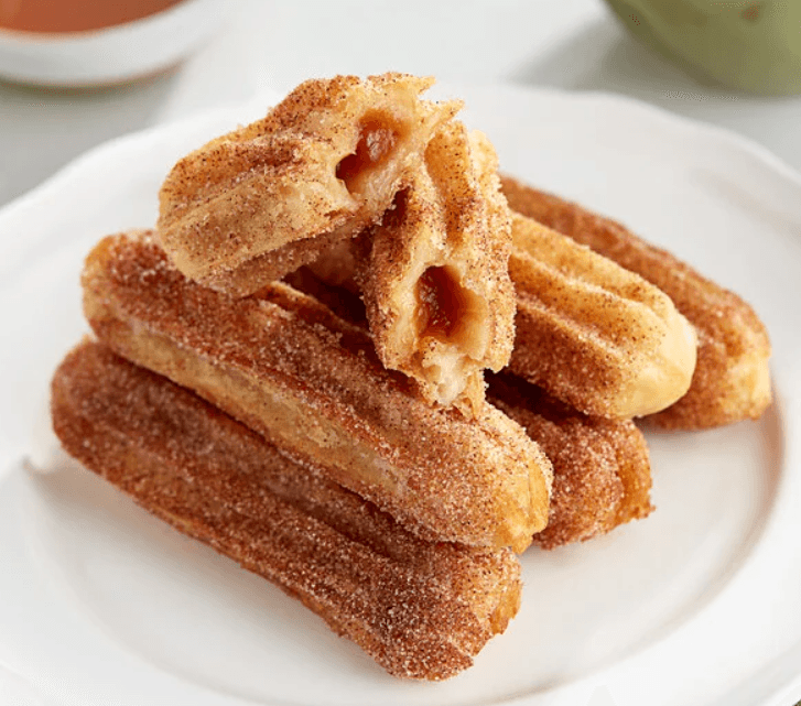 4 Pcs Caramel Filled Churro Sticks