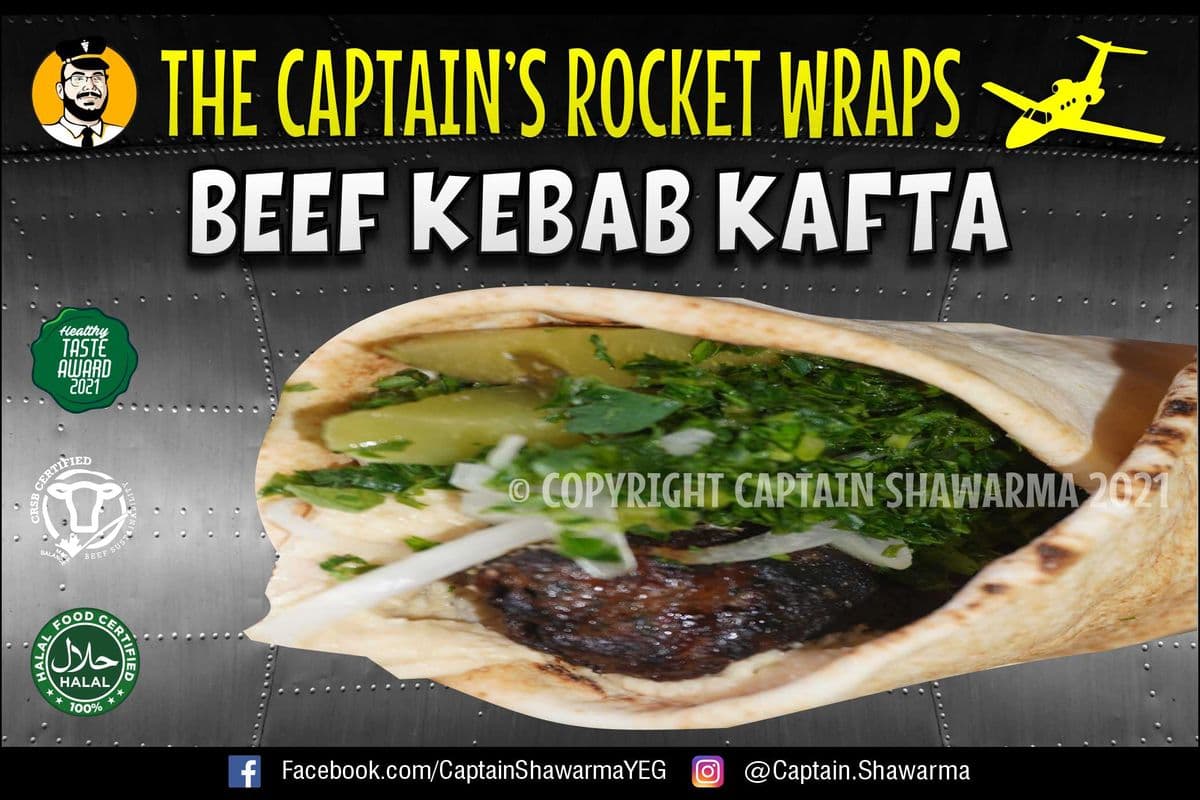 Beef Kabab Wrap (Kafta)