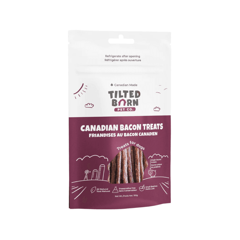 Tilted Barn Dog Treats - Canadian Bacon (100 g)