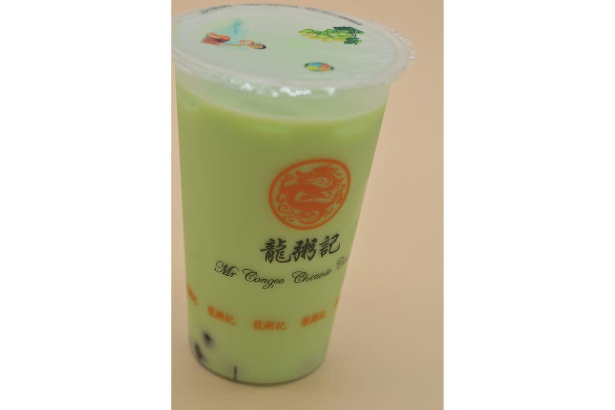 W4. Honeydew Milk Tea with Tapioca