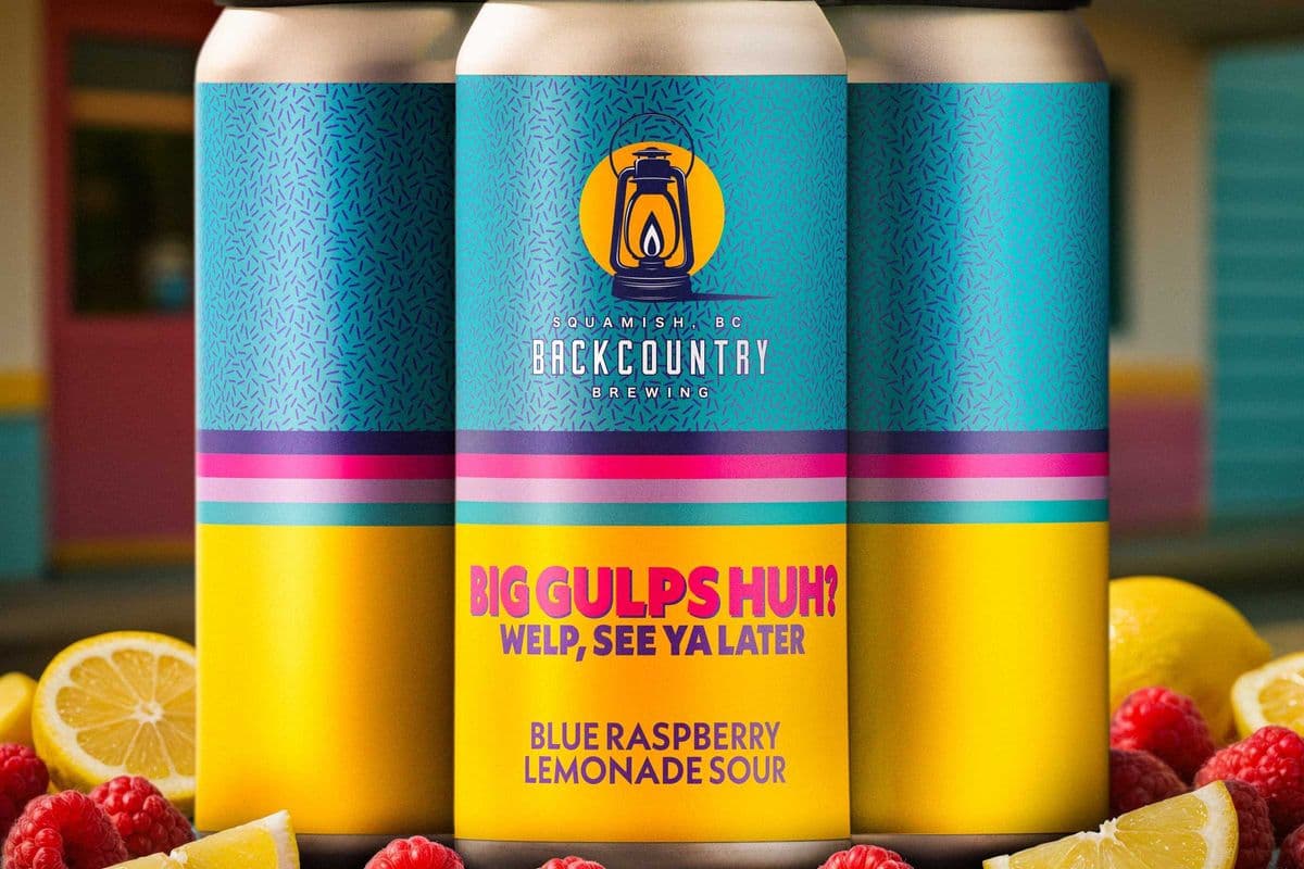 Big Gulps Huh? Welp, See Ya Later (Blue Raspberry Lemonade Sour) (4 x 473 ml)