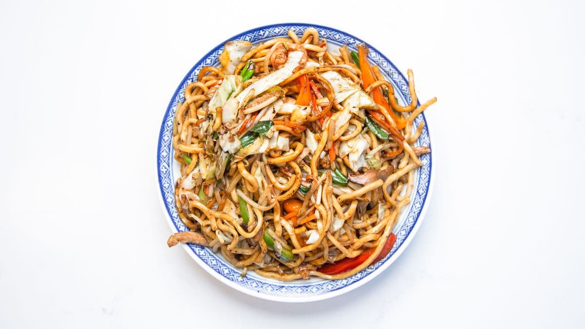 20. Shanghai Noodles with Shrimp and Pork