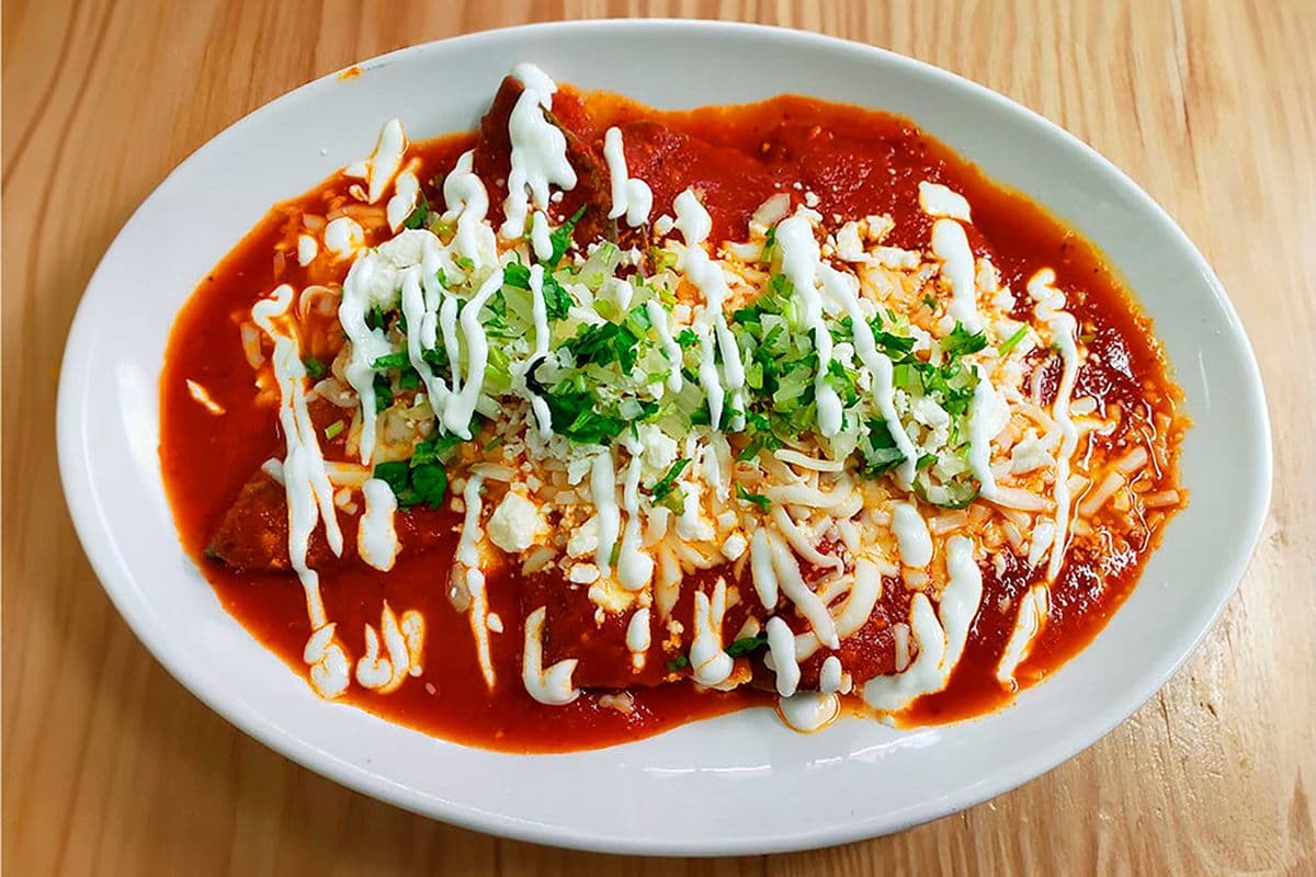 * Enchiladas RED OR GREEN