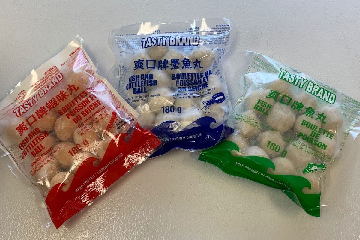 Tasty fish and cuttlefish balls-180g
