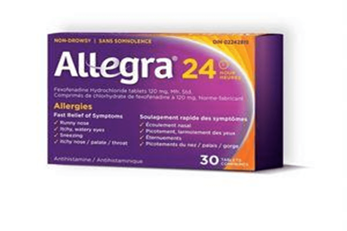 Allegra 24 Hr (Non-Drowsy) (30 tabs)