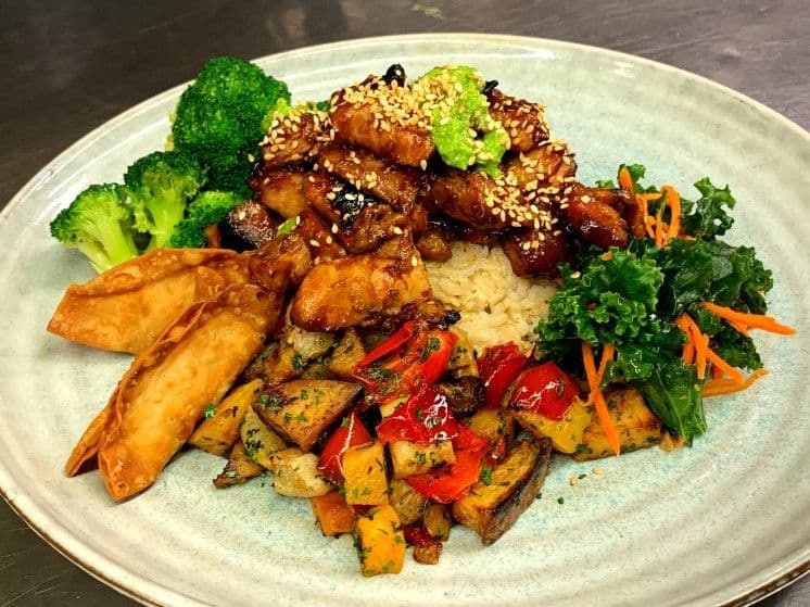 Char Sui BBQ Chicken Bento Box for 1