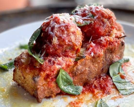 Meatballs Focaccia