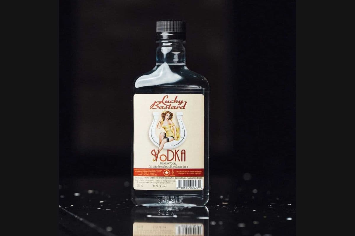 Lucky Bastard Premium Vodka 375ML (1 x 375 ml)