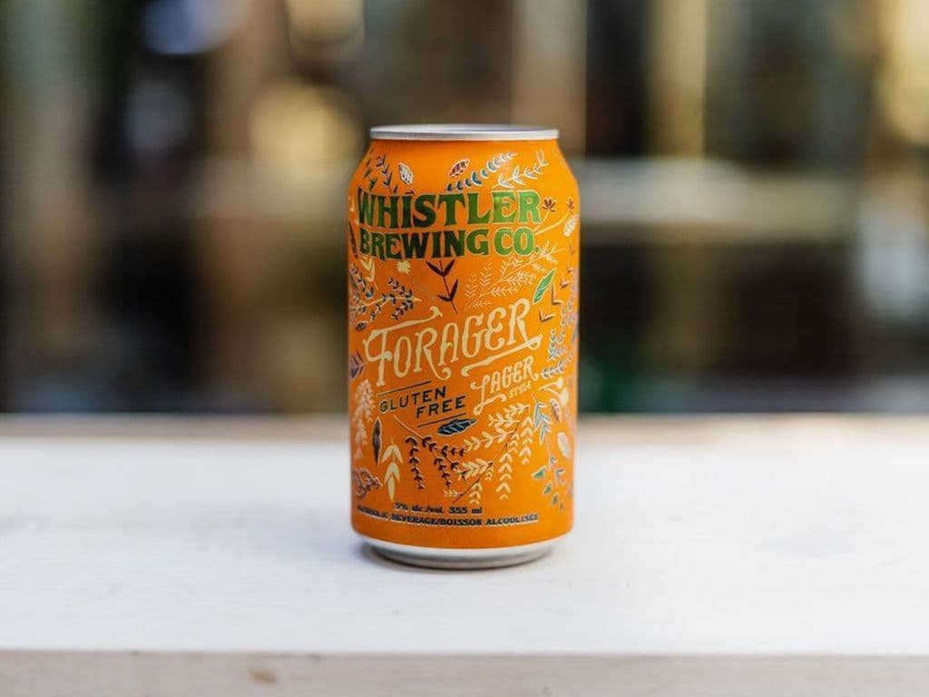 Whistler Forager Gluten-Friendly Lager, 330 ml Canned Beer (5.0% ABV)