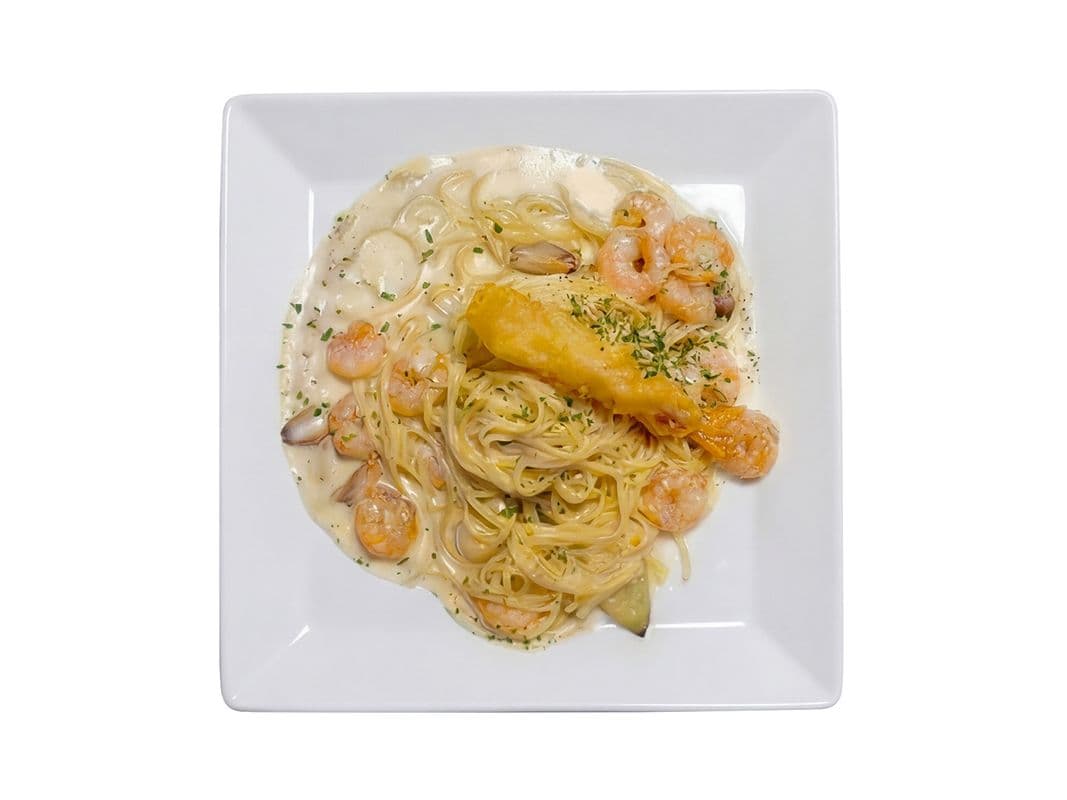 Garlic Shrimp Cream Pasta