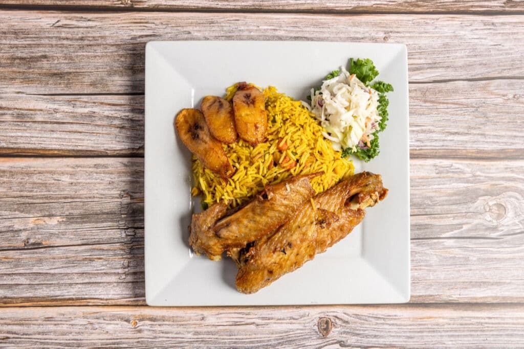 Fried Rice with Fried Turkey