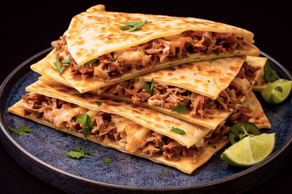 BIG 10" Carnitas Quesadilla