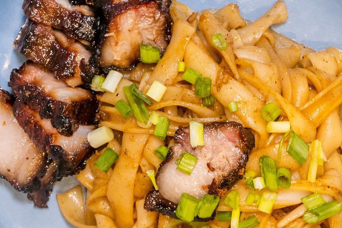 Chencun Noodles with Char Siew (Pork) 叉燒陳村粉