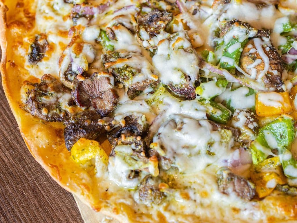 Beef Chimichurri Pizza
