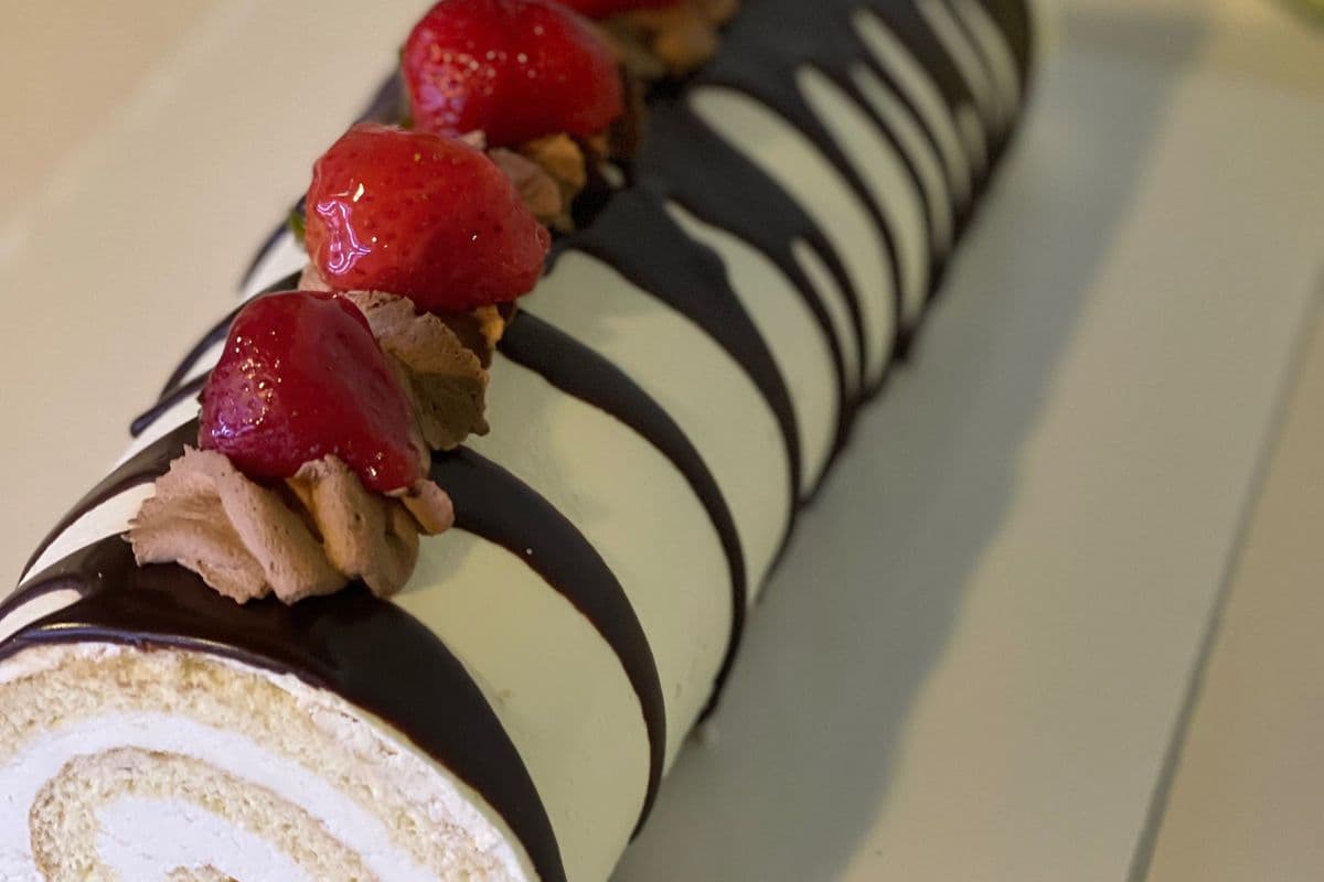 8" Coffee Swiss Roll