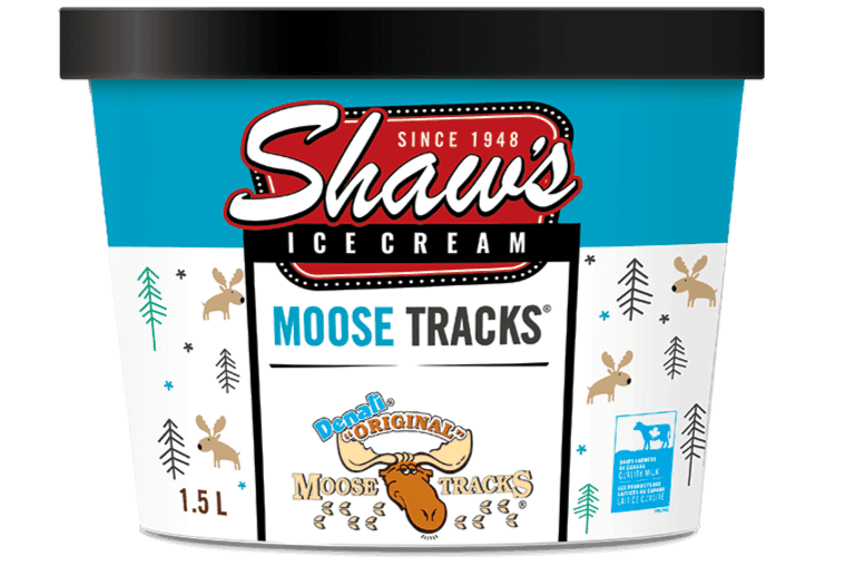 Shaw's Moose tracks- Ice cream- take home- 1.5 L (1.5 l)