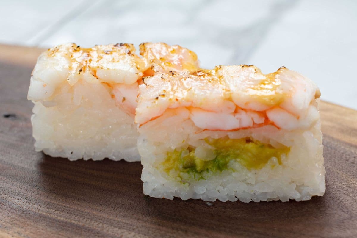 Shrimp Pressed Sushi