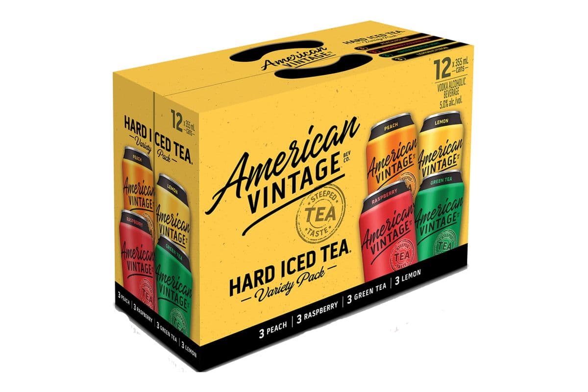 American Vintage Ice Tea Mix Pack (12 Cans)