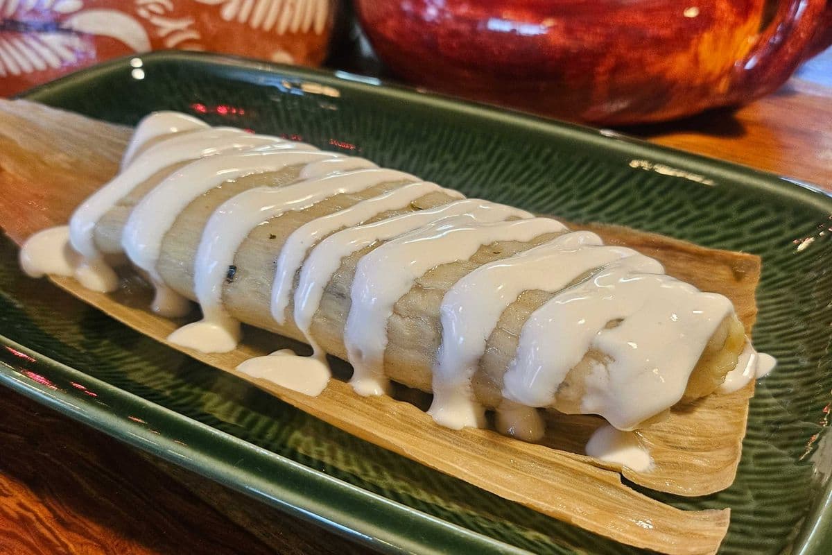 Pork in Salsa Verde Tamal