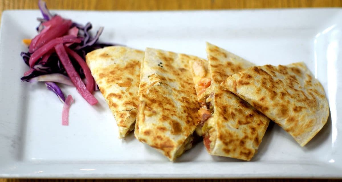 Honey Shrimp Avocado Quesadilla