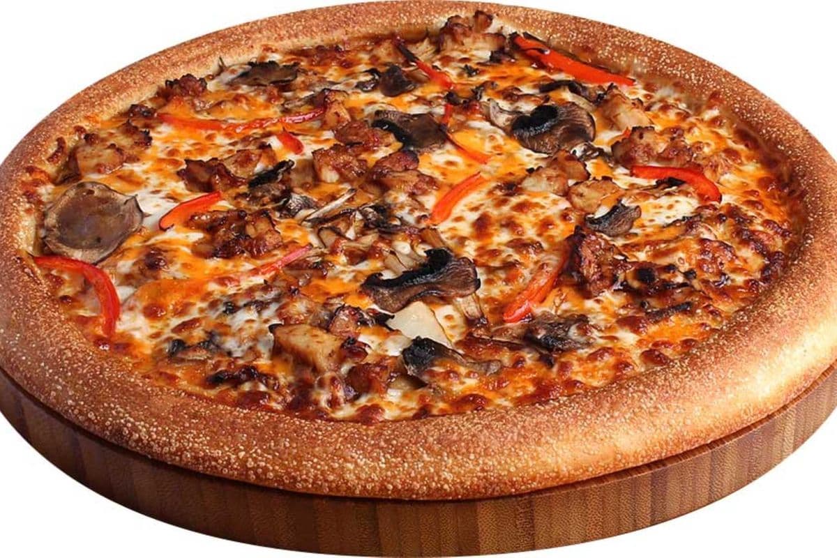 8" Small Kettle Fire Chicken Pizza