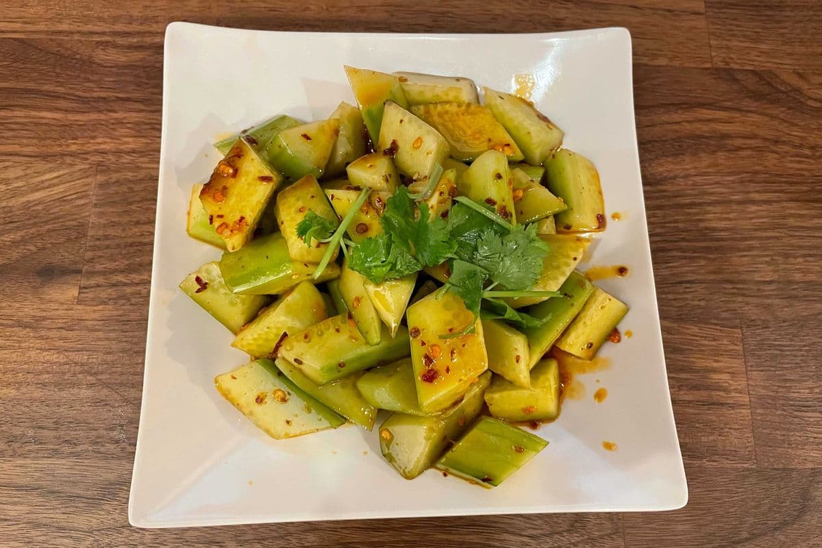 Cucumber with Special Sauce (凉拌青瓜)