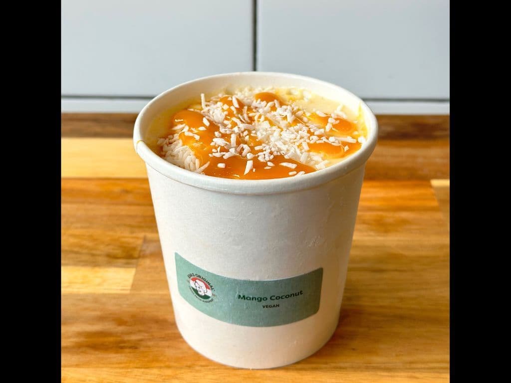 Vegan Mango Coconut Ice Cream