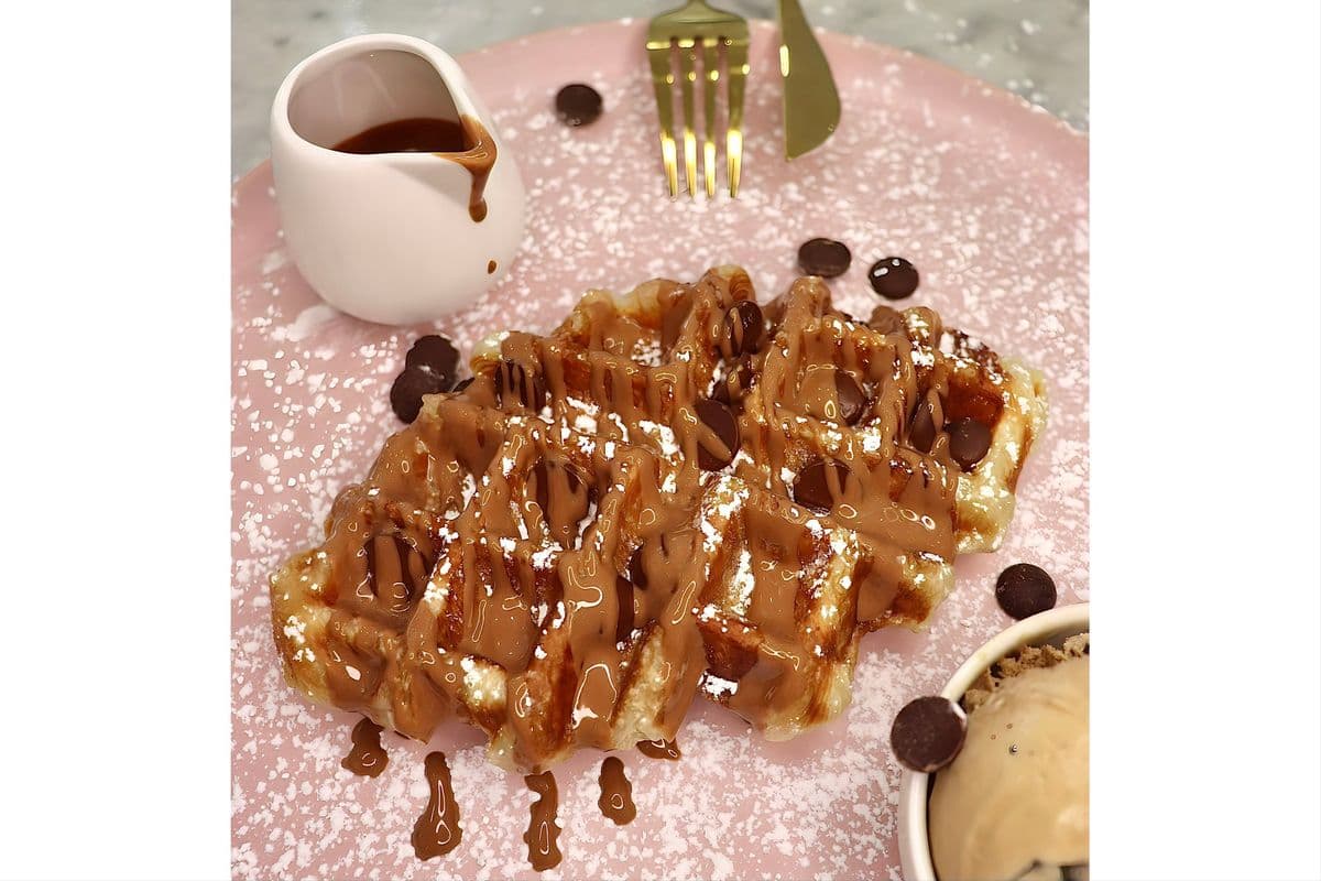 Espresso and Milk Chocolate Croffle