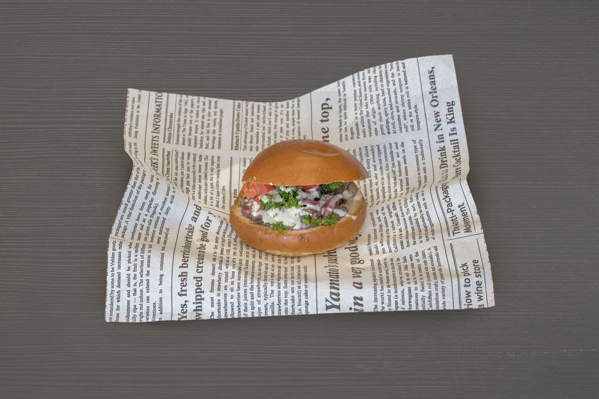Beef Shawarma Sandwich (Brioche Bun)