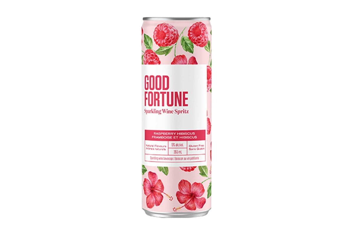 Good Fortune Raspberry Hibiscus Wine Spritz (1 x 355mL)