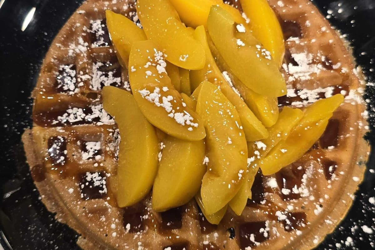 Peach Waffle